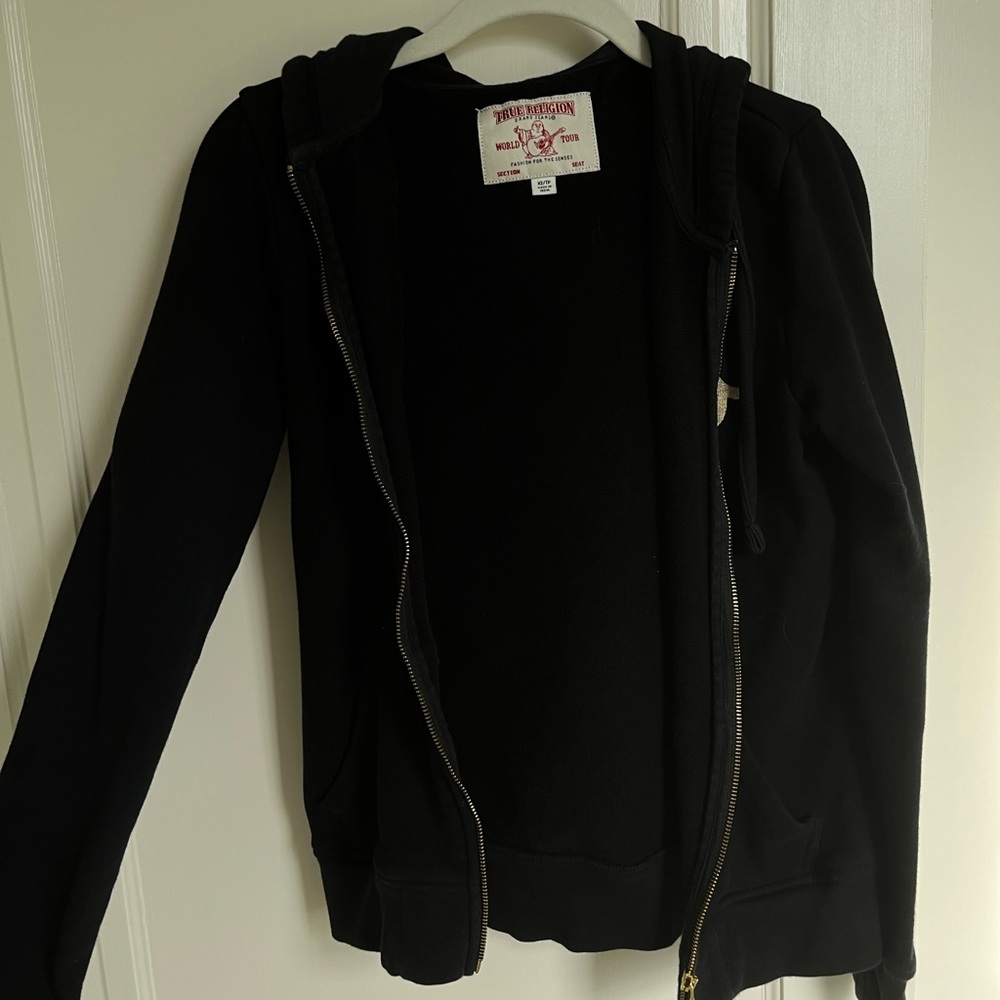 True Religion Zip Up Sweatshirt